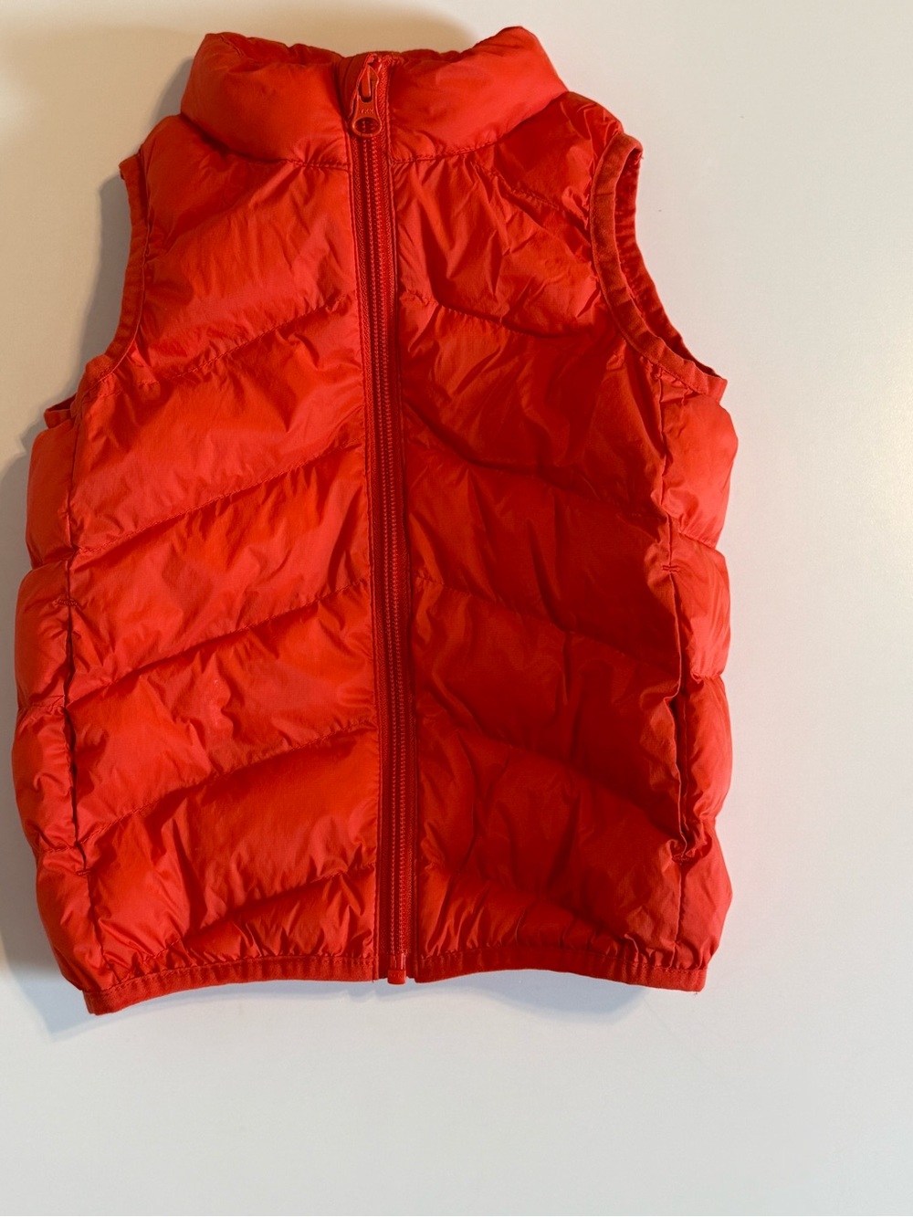wonder nation Kids Red Puffer Vest with Interior Pocket 2t